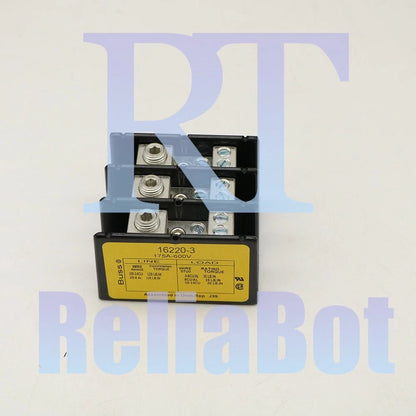 Power Distribution Block 3 Pole 175A 600V 16220-3 1PC