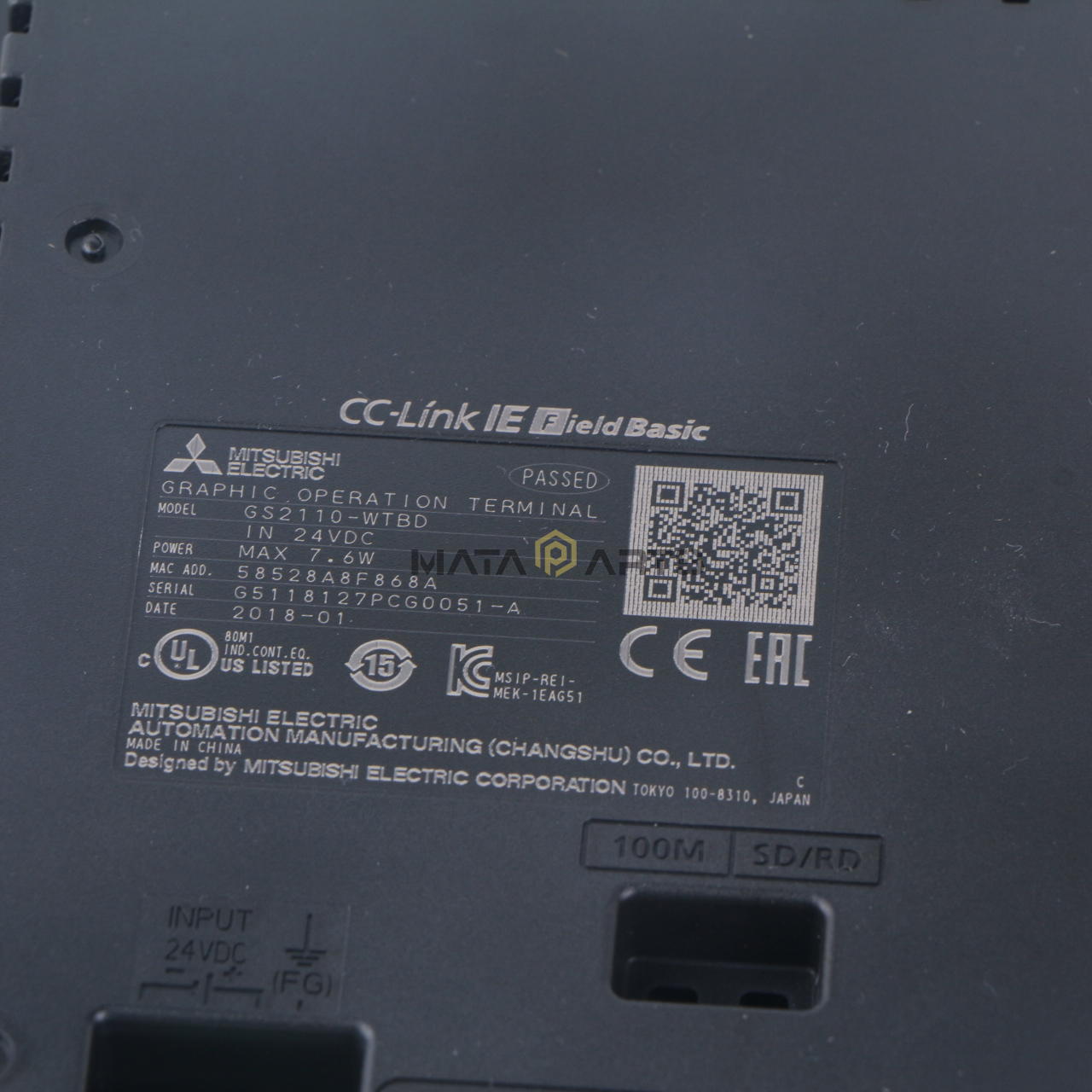 Mitsubishi HMI GS2110-WTBD - MITSUBISHI