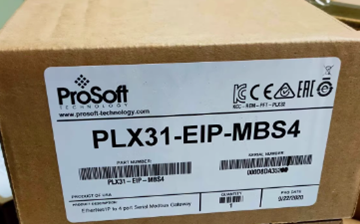 New PLX31-EIP-MBS4 Communications Module - PLX