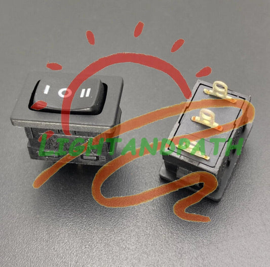 2PCS For DEFOND CRT-1215-Y 15A 125VAC Rocker Power Switch Push switch
