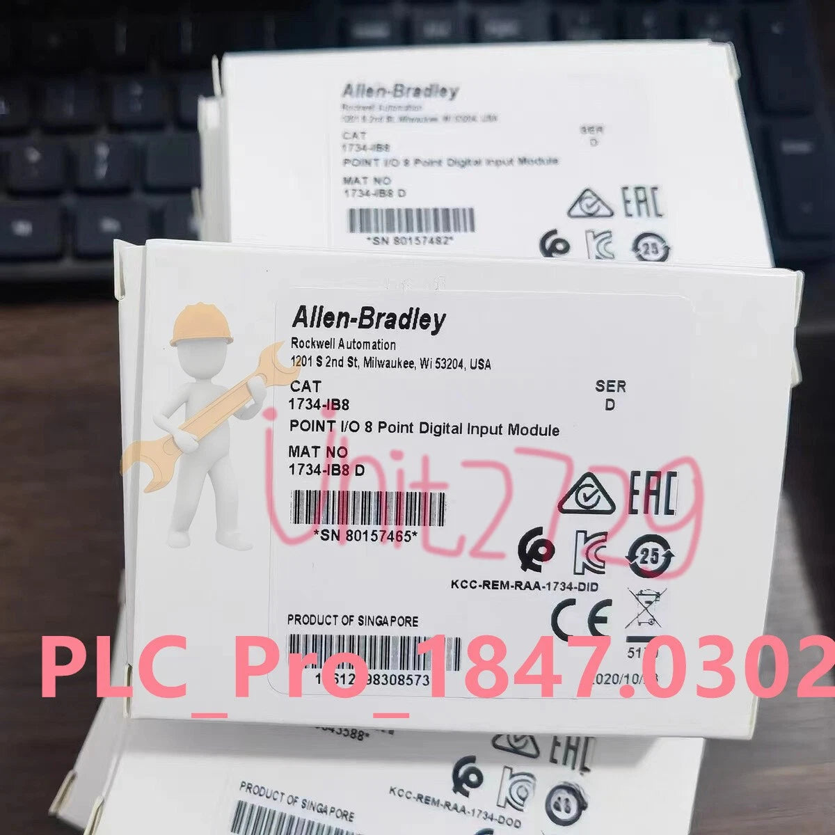 1734IB8 Factory Sealed AB 1734-IB8 SER D 8 Point Digital Input Module 1PC