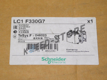 SND Electric LC1F330G7 TeSys F Contactor Telemecanique 600 Volt Unit /RS