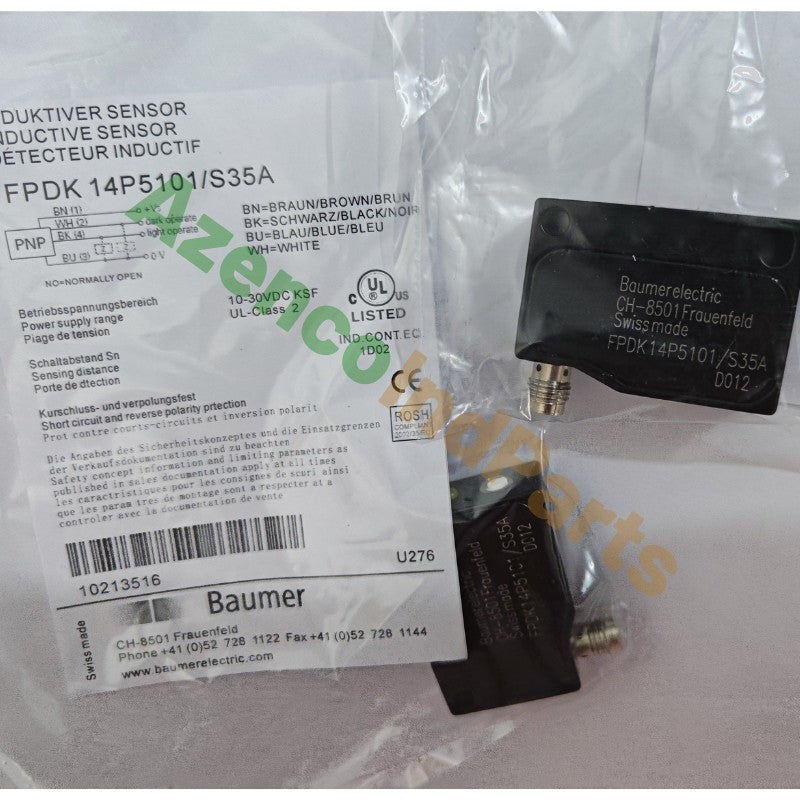 FHDK 14P5101/S35A 1PCS Diffuse Photoelectric Sensor For Baumer FHDK 14P5101-S35A