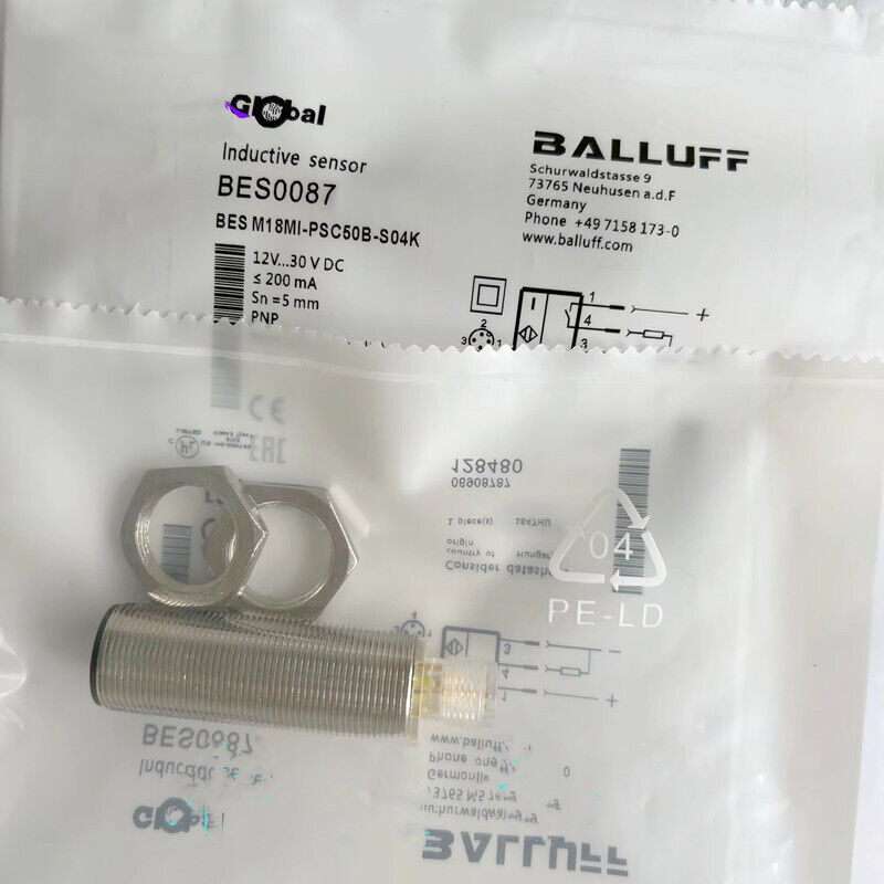 new  BALLUFF BES0087 BES M18MI-PSC50B-S04K sensor BALLUFF