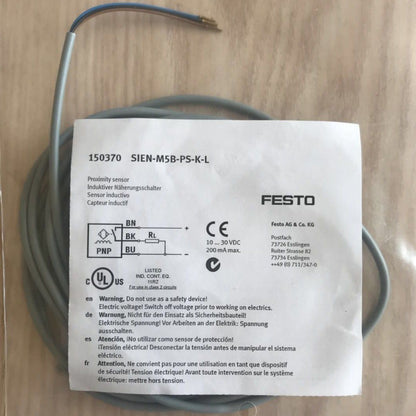 1PC FESTO SIEN-M5B-PS-K-L 150370 Proximity Switch Free Shipping SIENM5BPSKL