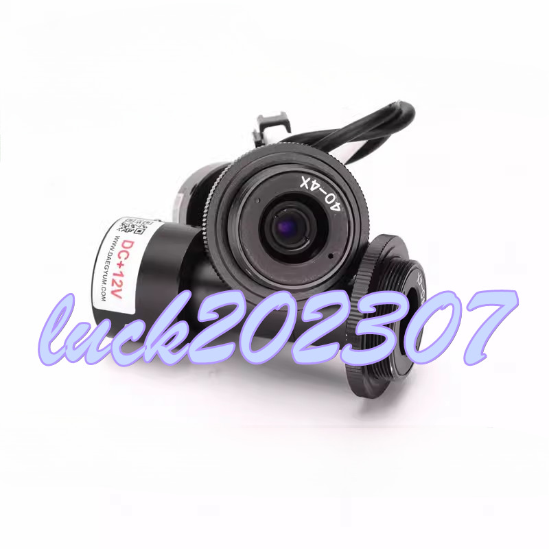 used 1PC U-TRON TL40-40 lens 4X40 with DC12V white ring light source - U-TRON