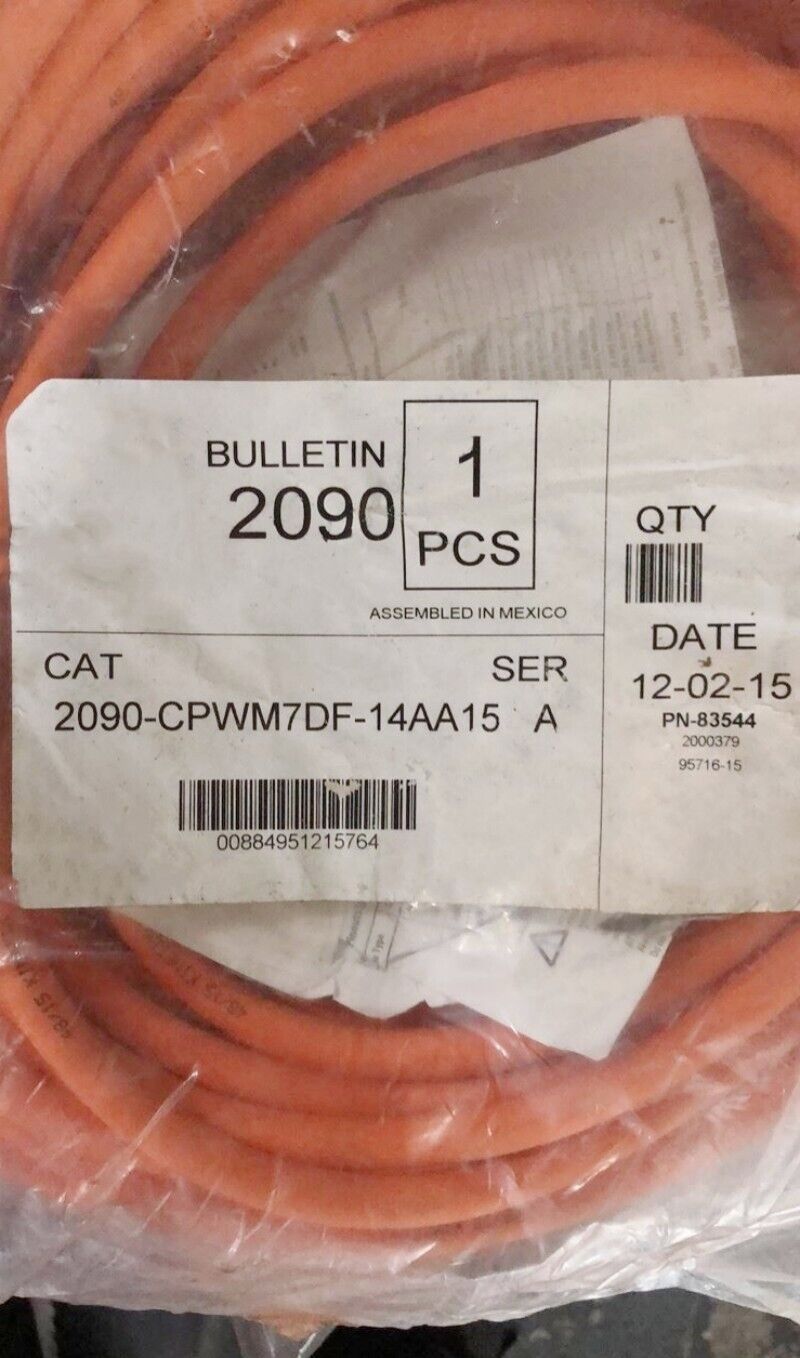 new 1PCS  Servo Encoder Cable 2090-CPWM7DF-14AA15 15M Servo