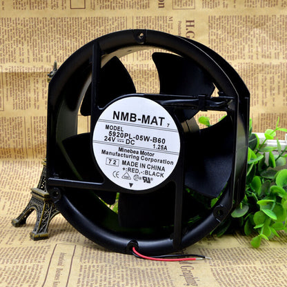 24V 1.25A Aluminum Frame Inverter Cooling Fan NMB 5920PL-05W-B60 17251 - NMB