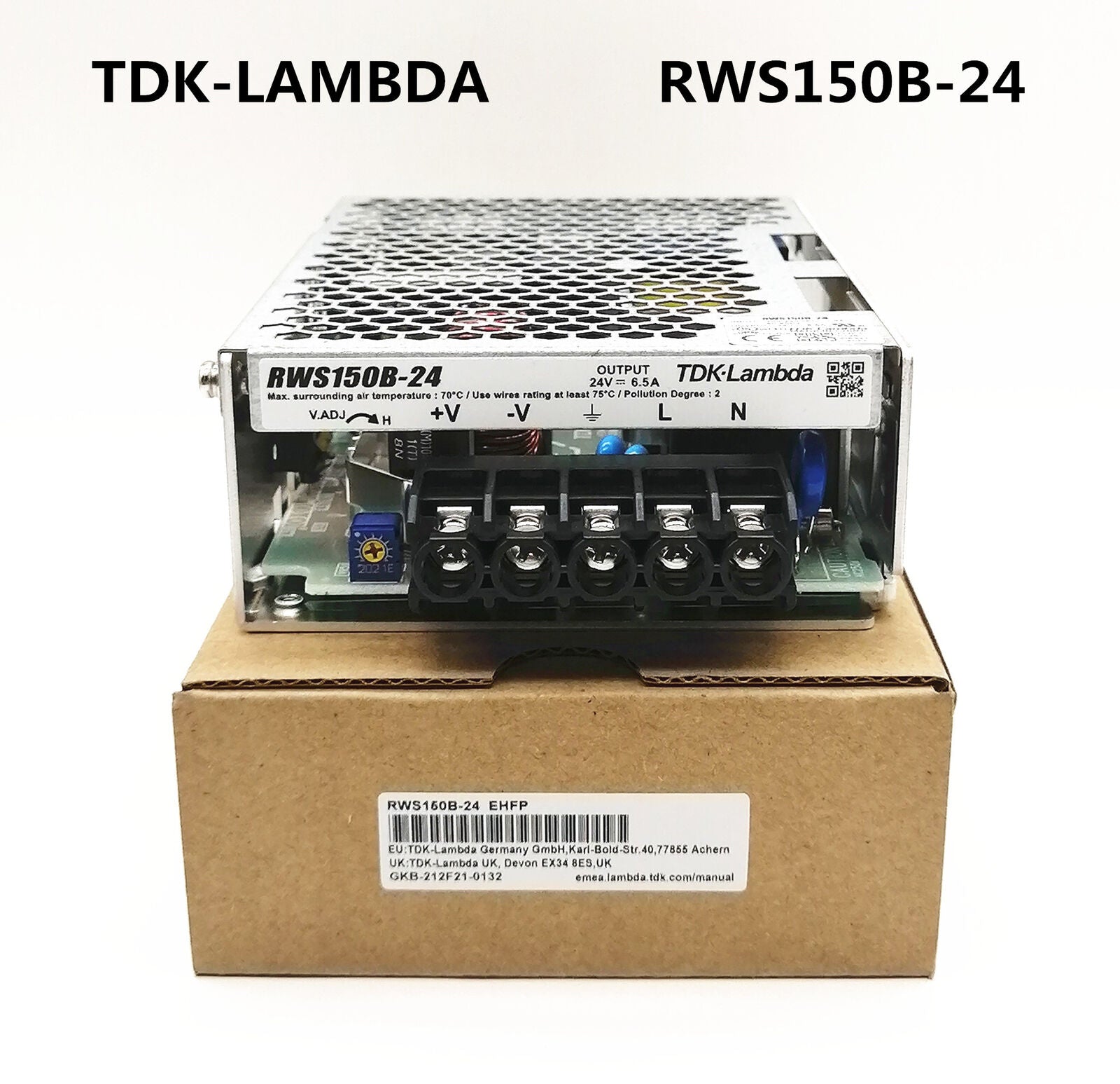 new 1pcs TDK-LAMBDA RWS150B-24 Switching Power Supply 24V 6.5A - TDK-LAMBDA