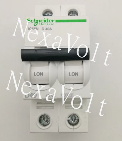 1PC Schneider iC65N type D Series Circuit breaker iC65N 2P D40A A9F19240 ~