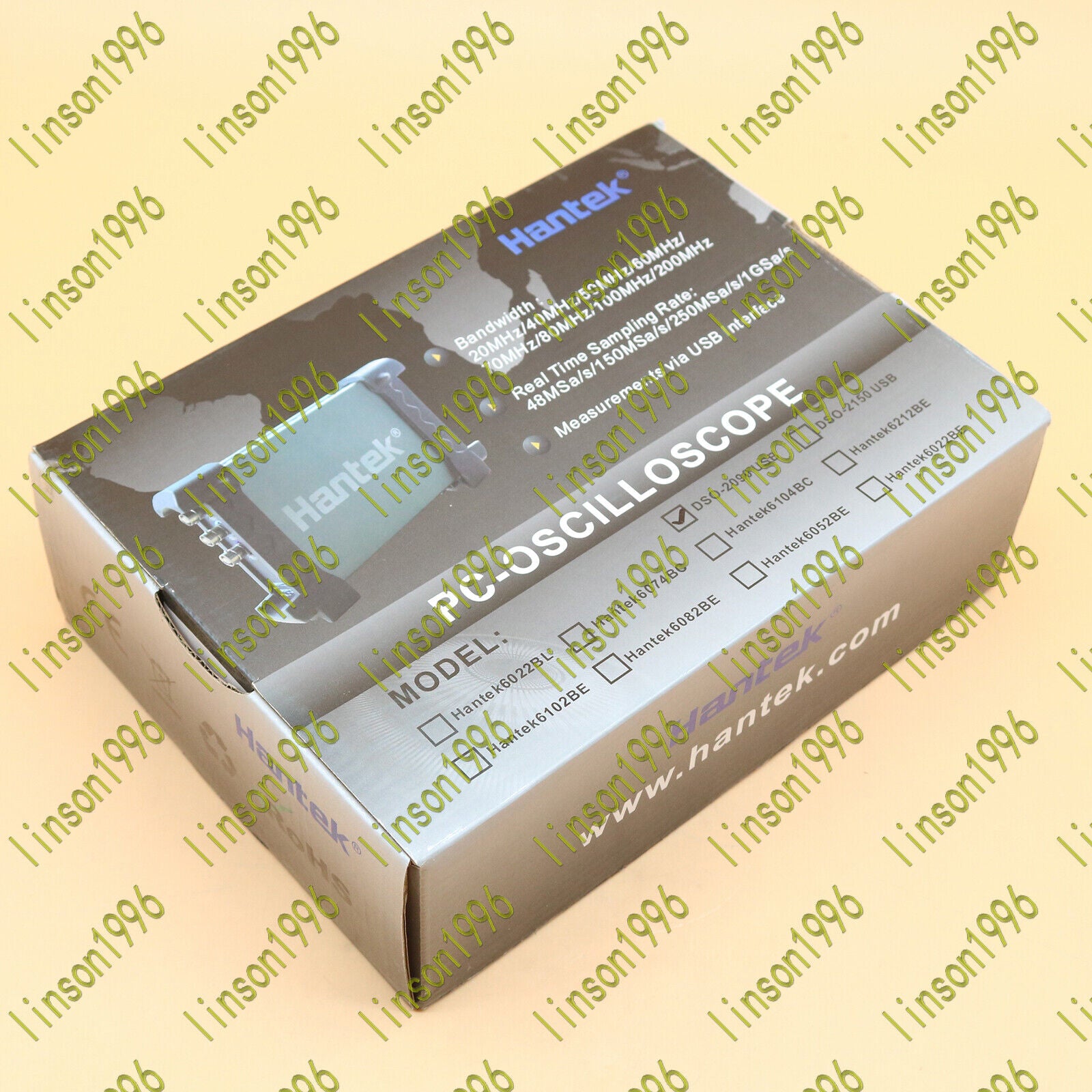 Hantek DSO2090 100MSa/s Digital Oscilloscope 2CH 40MHz 8Bit Analyzer - HANTEK