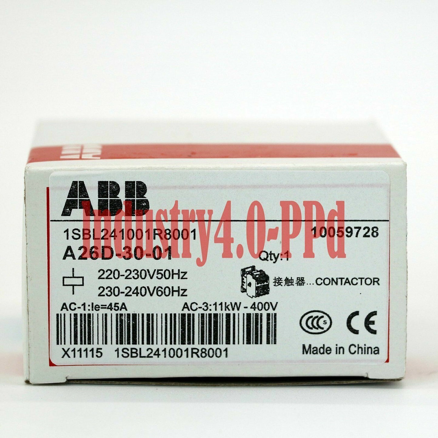 ABB A26D3001 220V Contactor - ABB