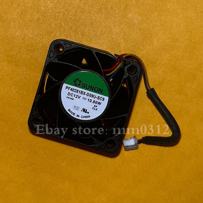 SUNON PF40281BX-D50U-SC9 4028 DC12V 10.8W 4-wire PWM speed control cooling fan