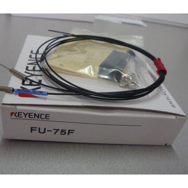 New ONE KEYENCE Fiber Optic Sensor Model FU-75F in Box - KEYENCE