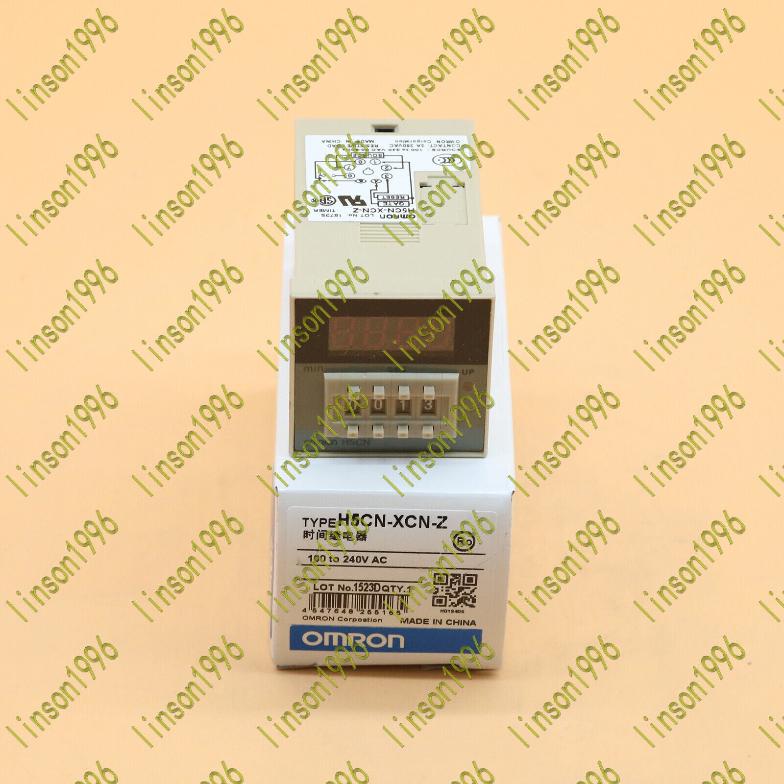 OMRON H5CN-XCN-Z Timer AC100-240V 1 year - OMRON