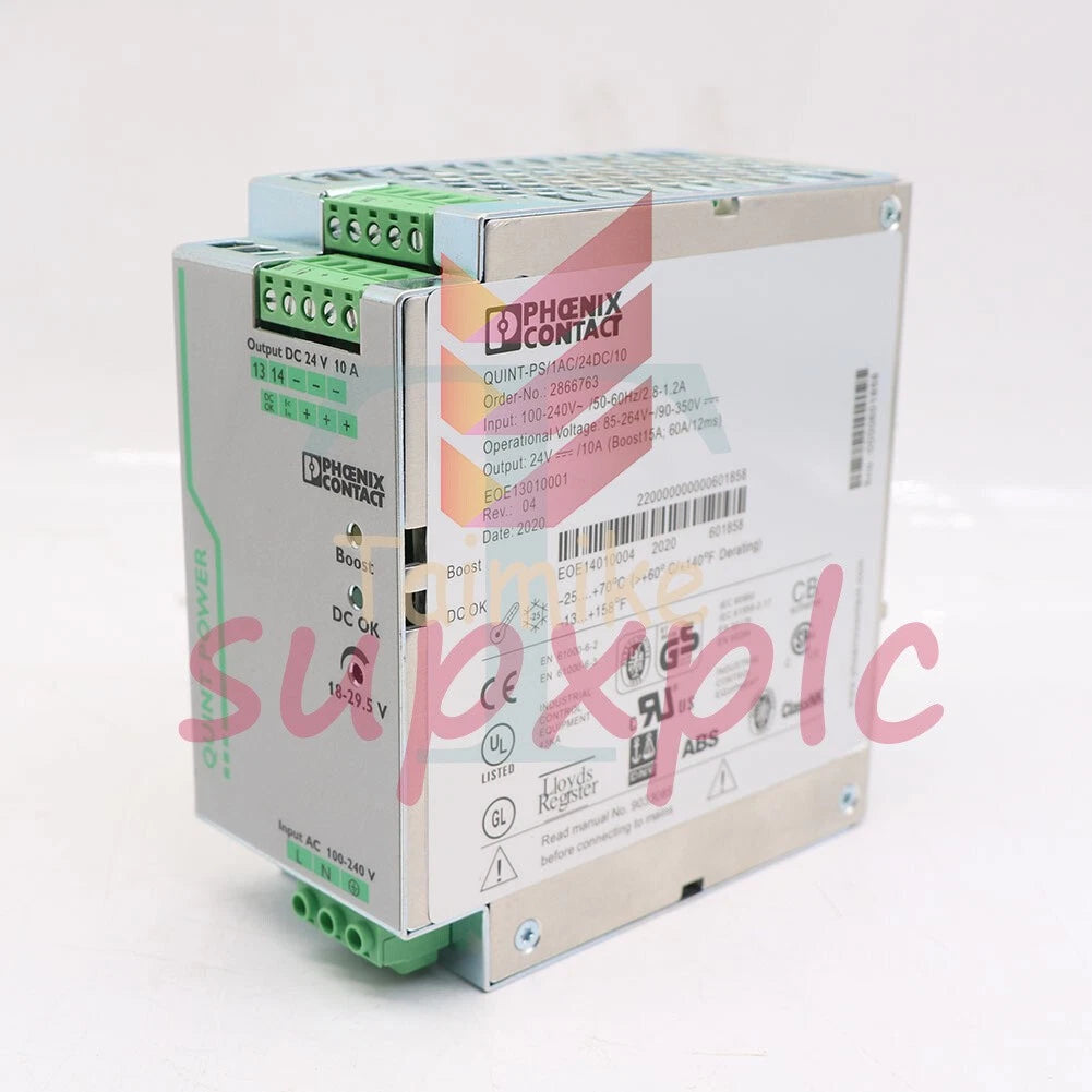 PHCENIX 2866763 Power Supply QUINT-PS/1AC/24DC/10 2866763 1PCS