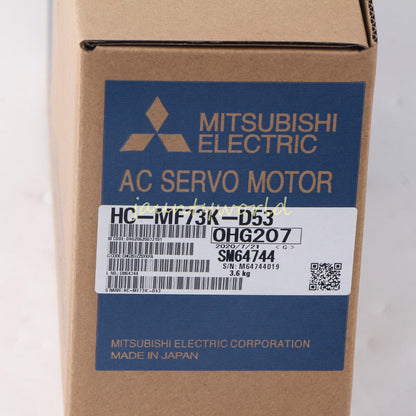 1PCS Mitsubishi servo motor HC-MF73K-D53 Open box - MITSUBISHI