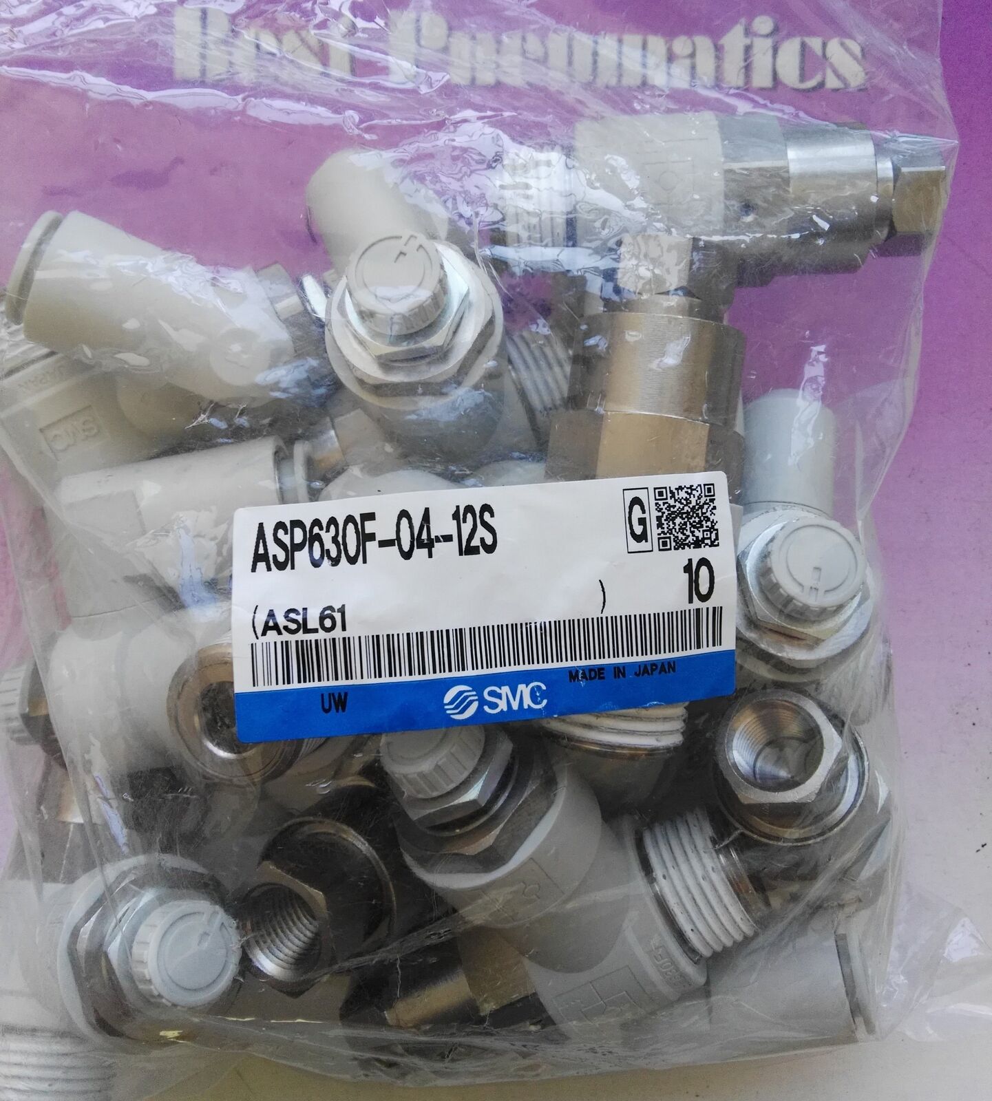 SMC Throttle Valve ASP630F-04-12S - SMC