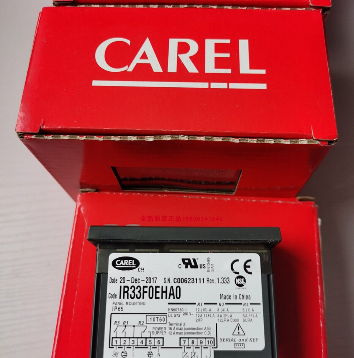 CAREL IR33F0EHA0 Temperature Controller CAREL