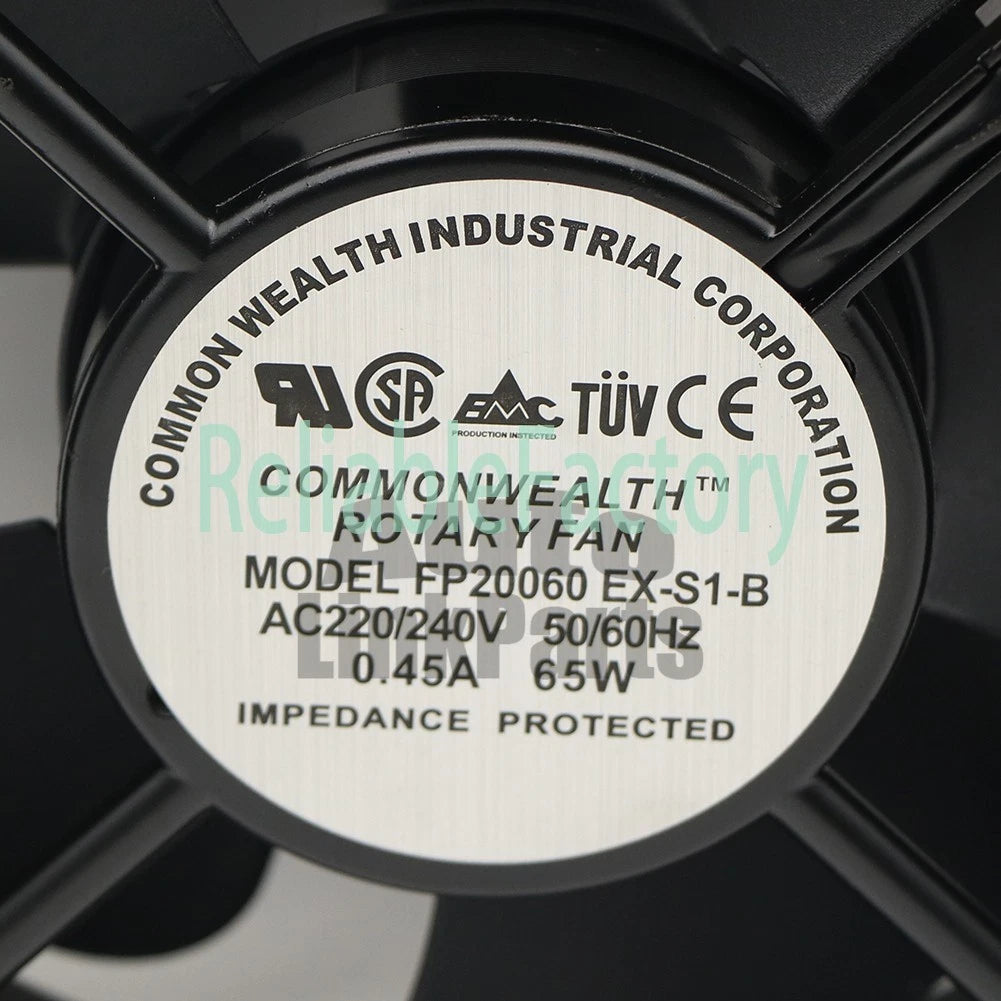 1pc 20060 20CM 220V 65W FP-20060EX-S1-B