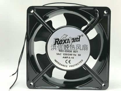 1pcs  Rexnord REC-22038 B2T 220/240V HZ50 AMP.0.10A Aluminum frame AC fan