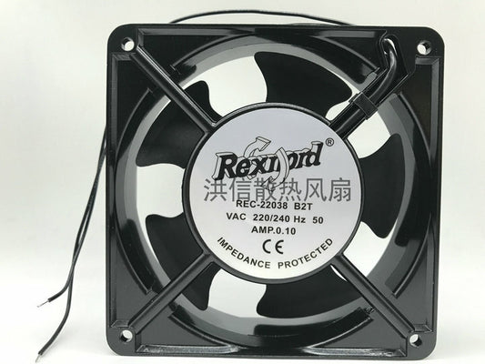 1pcs  Rexnord REC-22038 B2T 220/240V HZ50 AMP.0.10A Aluminum frame AC fan