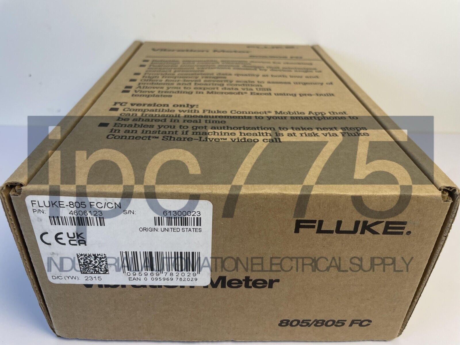 new Fluke 805 FC Mechanical Machine Vibration Meter Tester SHIPS FAST Fluke