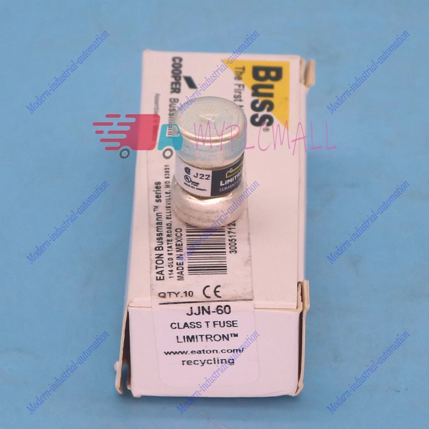 10PC Bussmann JJN-60 JJN 60A 300Vac Fast-Acting Class T Fuse #YP1