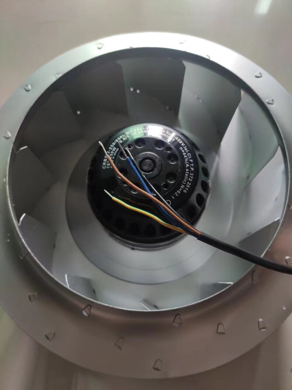 new 1 PCS EMC Fan CRBB/2-250/050L MP AC230V 192/250W centrifugal fan cooling fan - EMC