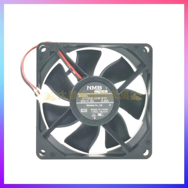 NMB-MAT 3110SB-05W-B70 DC24V 0.20A 2-Pin Inverter Mute Cooling Fan