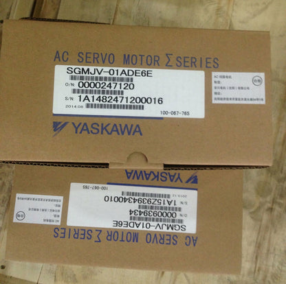 new YASKAWA SGMJV-01ADE6E AC Servo Motor SGMJV01ADE6E In Box ping