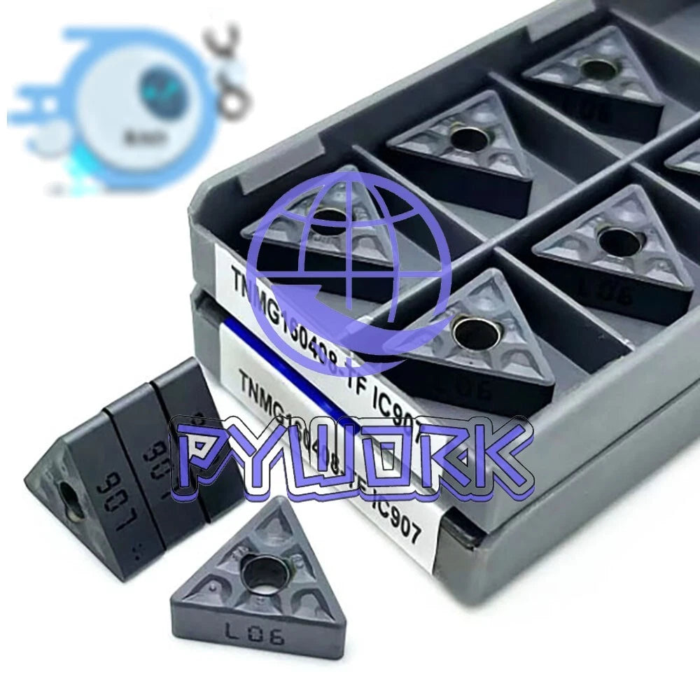 2box TNMG160408-TF IC907 TNMG332-TF CNC Turning Carbide Inserts TNMG