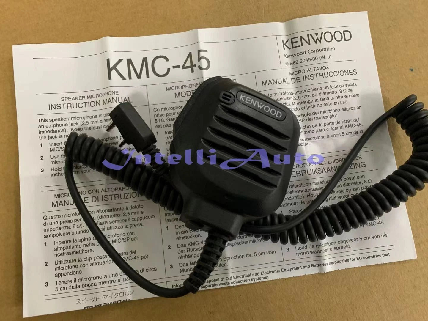 For KENWOOD KMC-45 SPEAKER MIC TKTK2402 TK3402 TK2312 TK3312 NX240