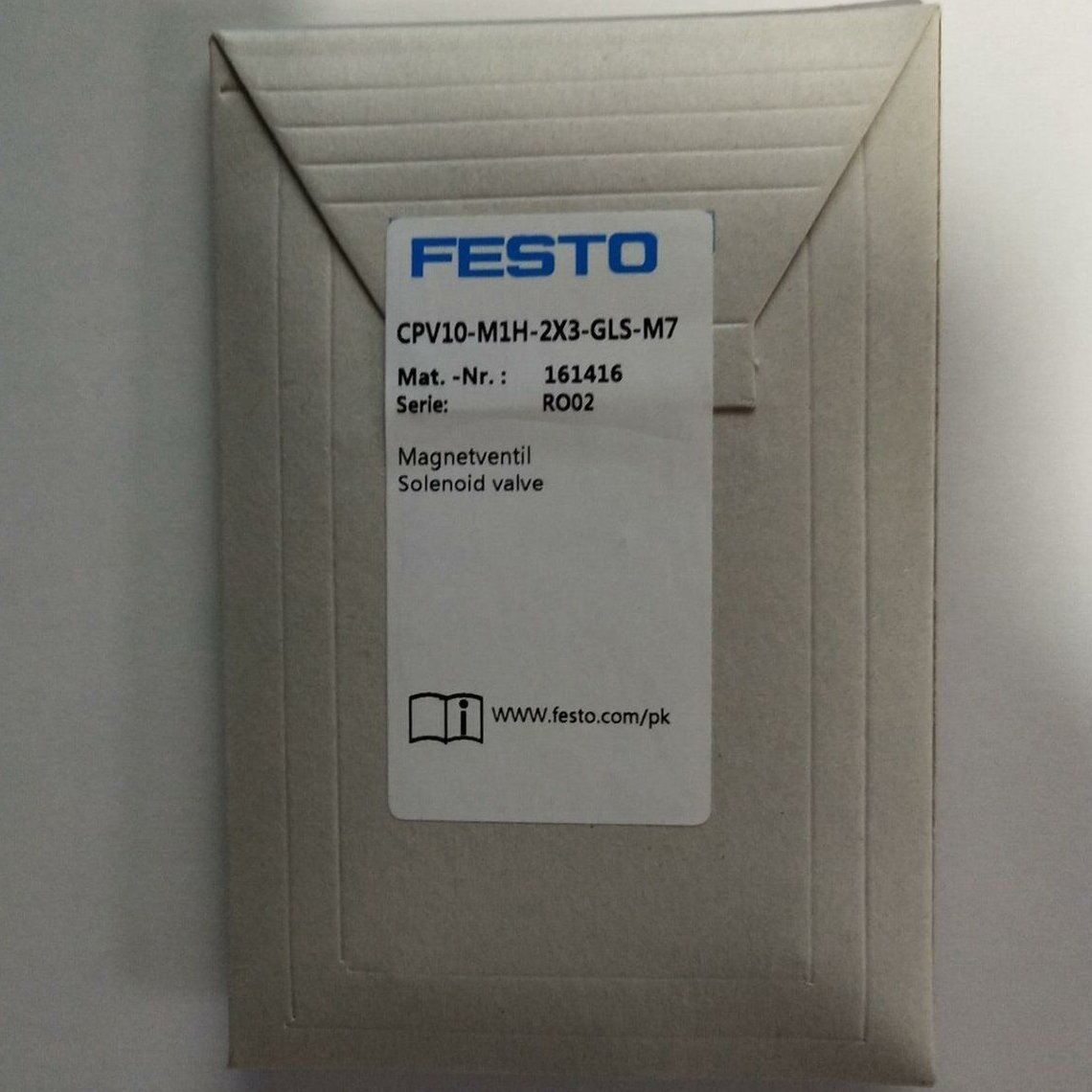 FESTO Solenoid Valve CPV10-M1H-2X3-GLS-M7 161416 - FESTO