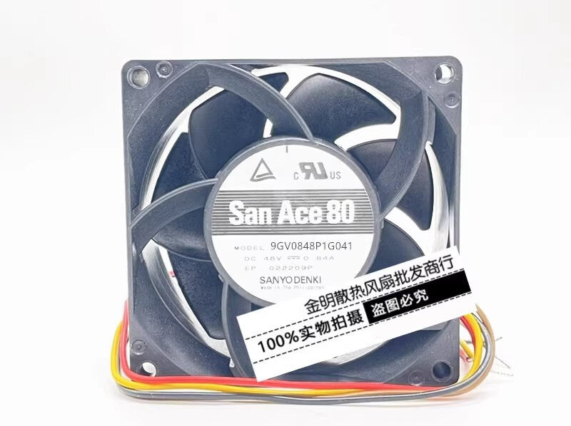 Sanyo 9GV0848P1G041 DC48V 0.84A 8CM 4-Wire Inverter Cooling Fan