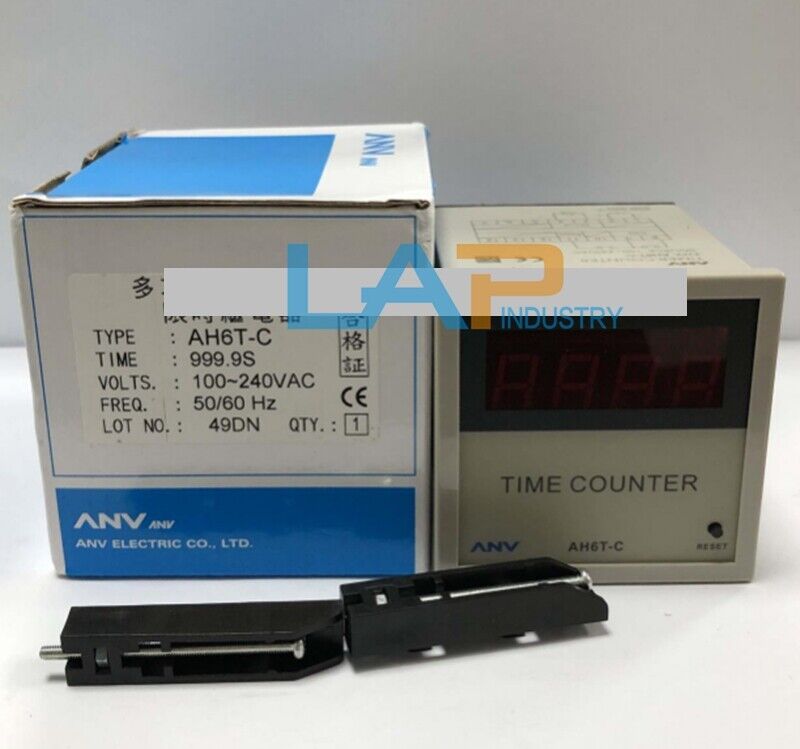 ANV AH6T-C Time Limit Relay 999.9S 100-240VAC - 1PCS - ANV