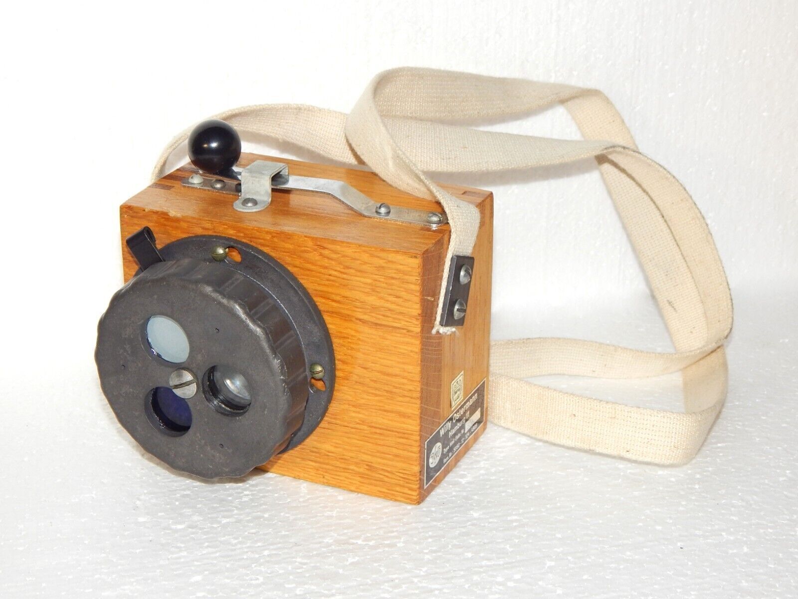 used Military Optical Light Telegraph Key HML Morse Code Key Willy Ostermann RARITY - WILLY OSTERMANN