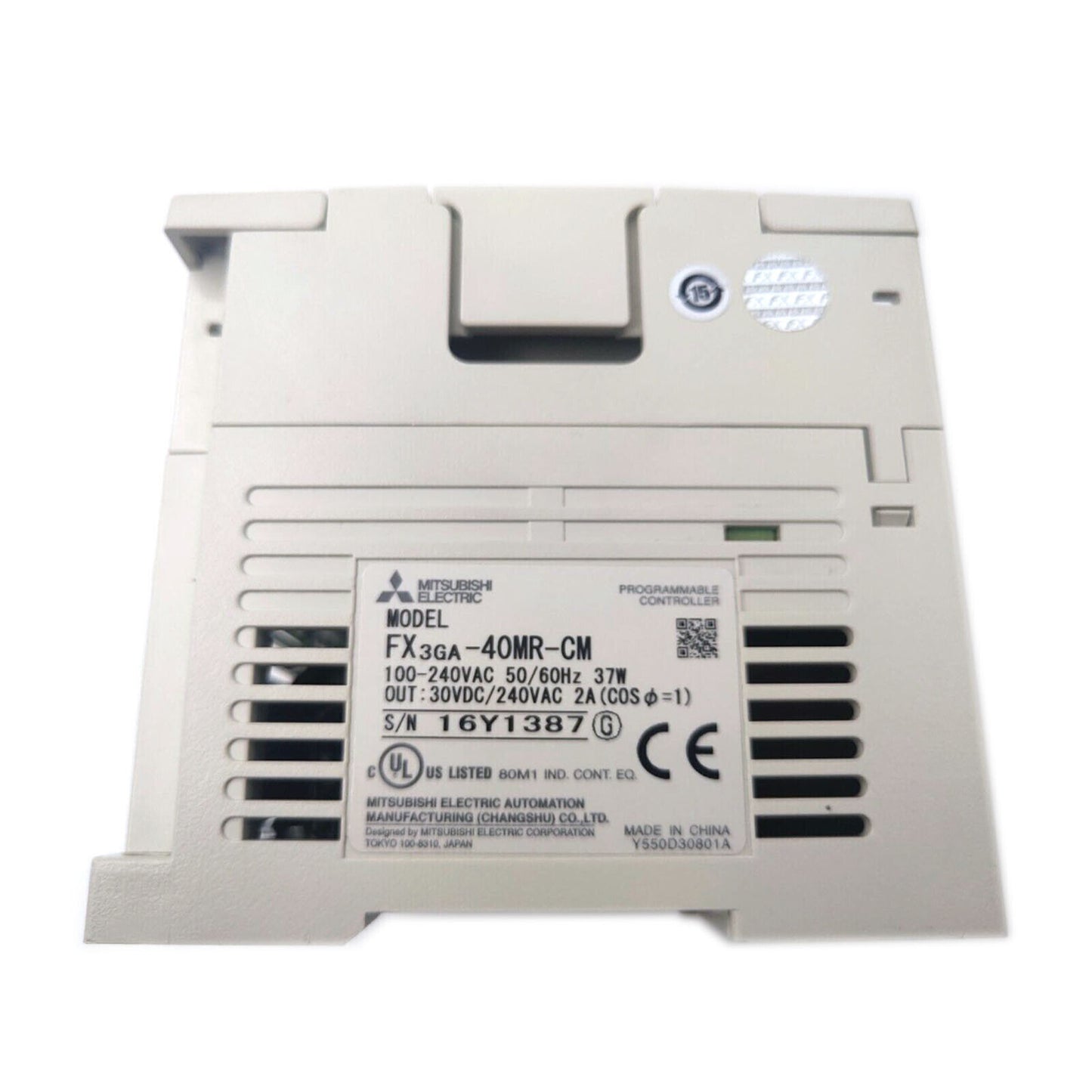 Mitsubishi FX3GA-40MR-CM FX1N-40MR-001 Base Unit 24 Inputs 16 Relay Output - MITSUBISHI