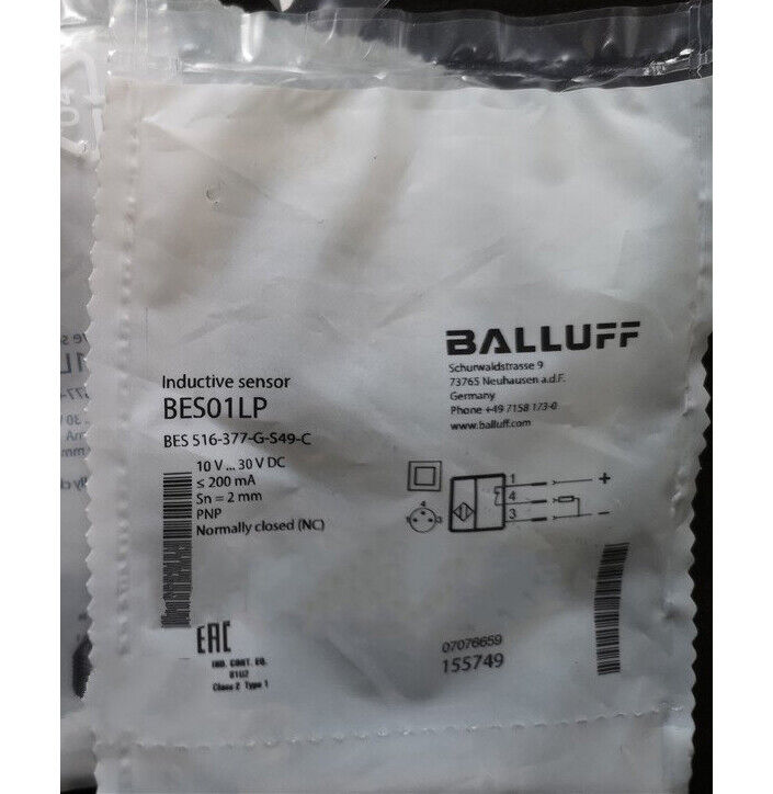 new ONE BALLUFF Proximity sensor BES 516-377-G-S49-C - BALLUFF