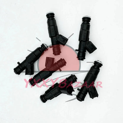 6X 0280155923 Fuel Injectors Fits For 99-01 Jeep Cherokee XJ 4.0L 4-hole UPGRADE