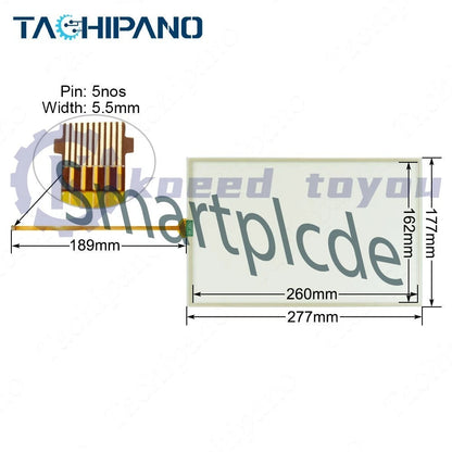 2711P-T12W22D9P-A Touch Panel Digitized Screen for 2711P-T12W22D9P A SER A