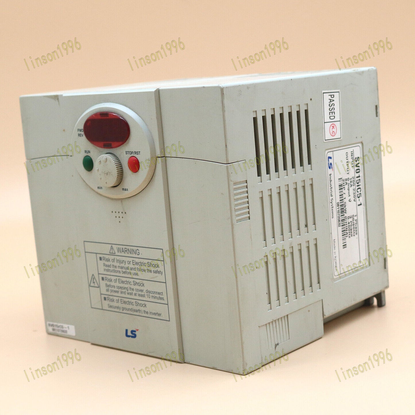 used One LS SV015iC5-1 220V 1.5KW Inverter - ONE