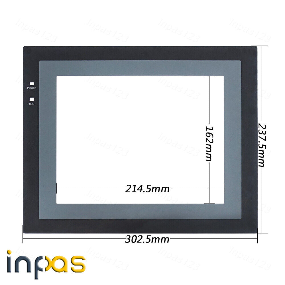 NT631C-ST153B-V3 Touchscreen Panel Glass with Overlay Film - KOEED