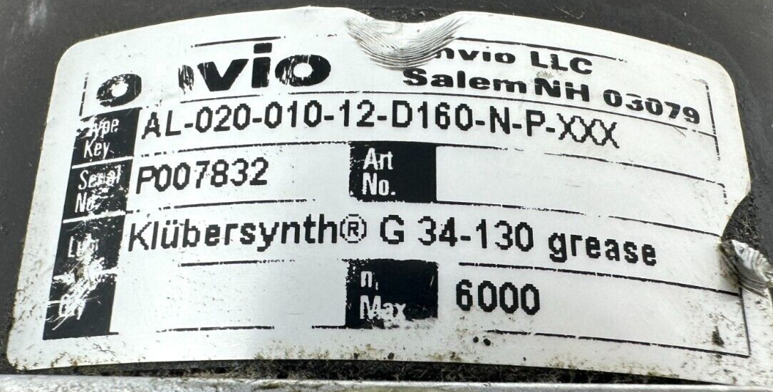 used Allen Bradley MPL-D310P-HJ22AA Servo Motor AL-020-010-12-D160-N-P-XXX Gearbox - ALLEN BRADLEY