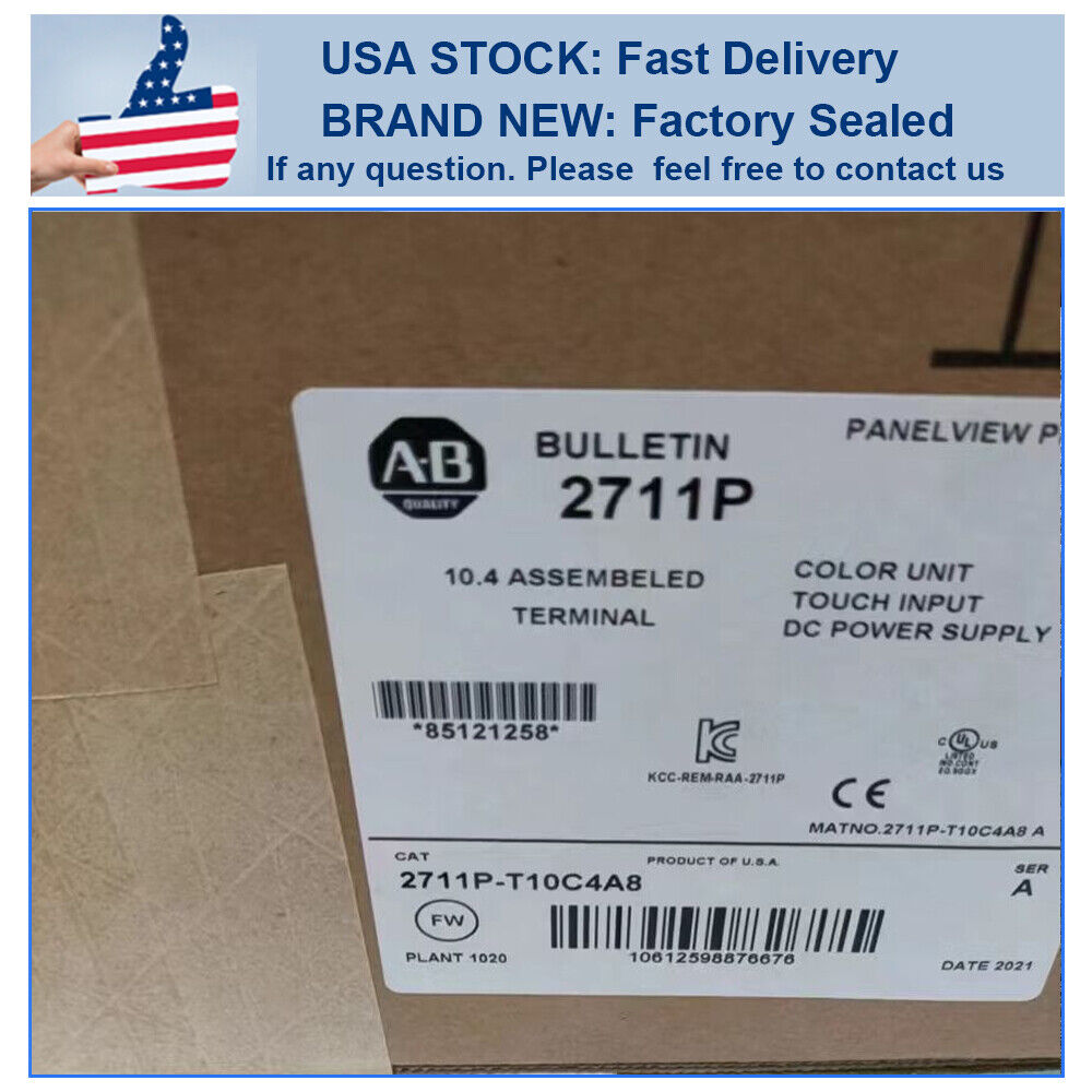 Allen Bradley Panelview Plus Monitor NEW IN BOX 2711P-T10C4A8 - ALLEN BRADLEY