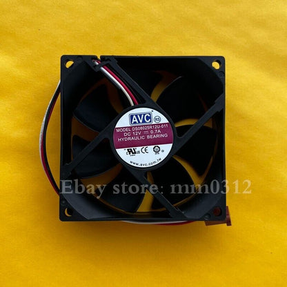 used 1pc  AVC DS08025R12U-011 DC12V 0.70A large air volume CPU fan 3pin