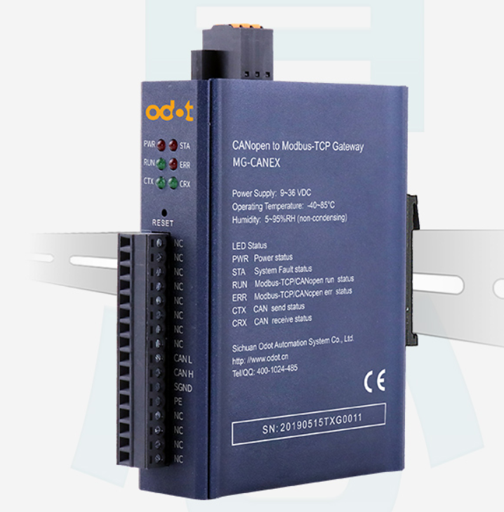 new ODOT CANopen to Modbus TCP Ethernet Protocol Converter Industrial Gateway - KOEED