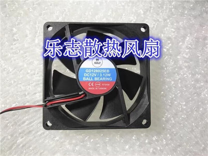 GULF GD128025EB 12V 3.12W 8CM Server Cooling Fan - GULF