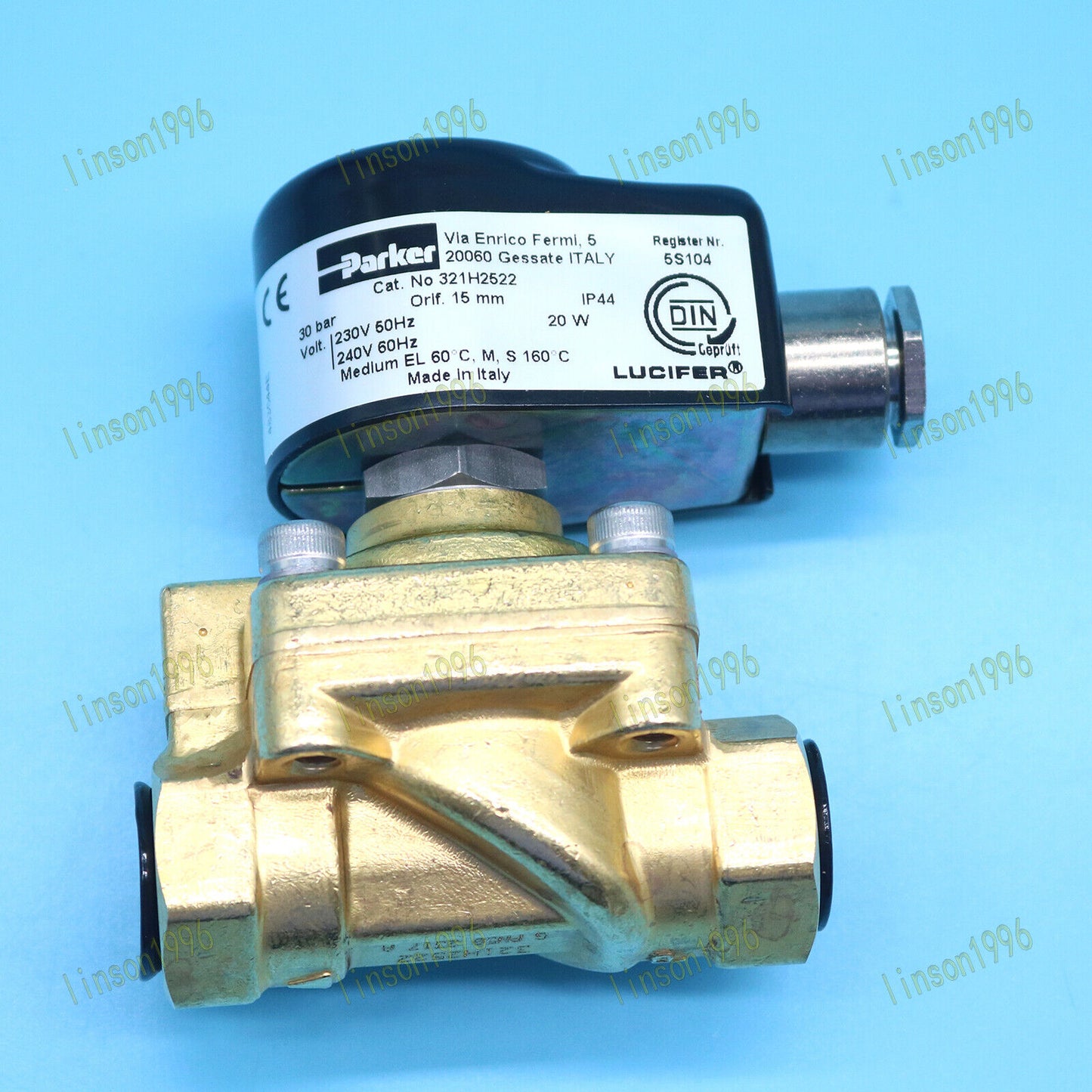 New 1pcs Parker Solenoid Valve 321H2522 1 Year - PARKER
