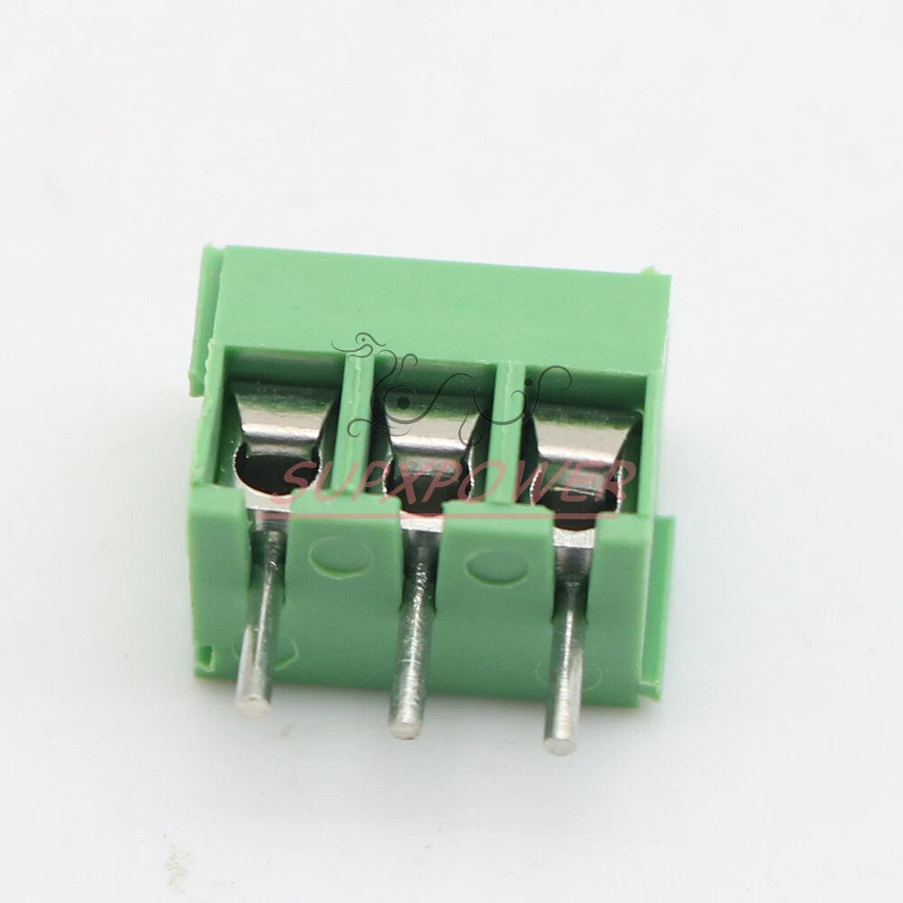 KF350-3P 3.5mm Pitch 3 pin Straight Pin PCB Screw Terminal Blocks (5PCS )